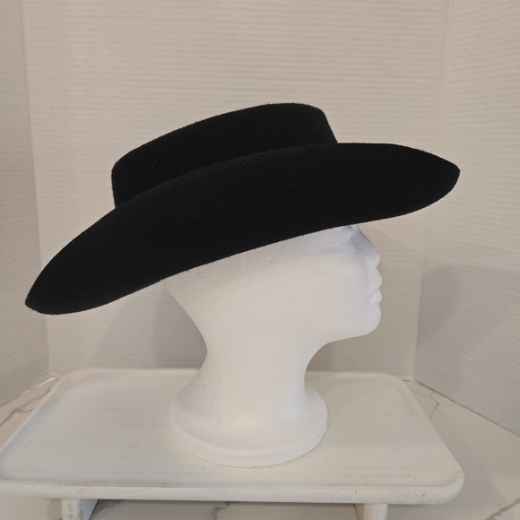 VTG Sears & Roebuck 100% Wool Felt Gambler Cowboy Boho Festival Hat main image 8